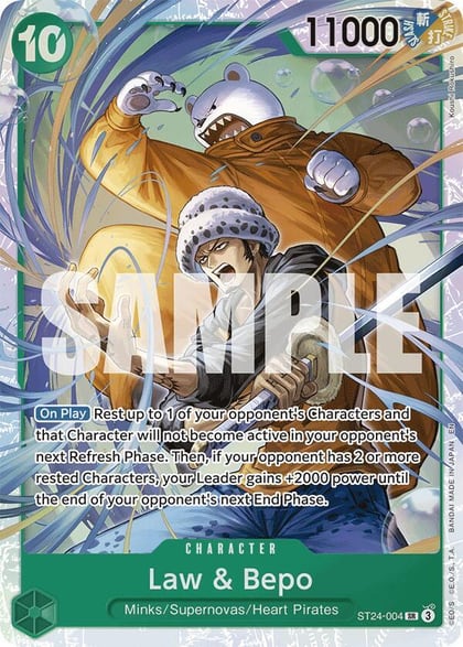 Law & Bepo, Starter Deck 24: GREEN Jewelry Bonney ST24-004