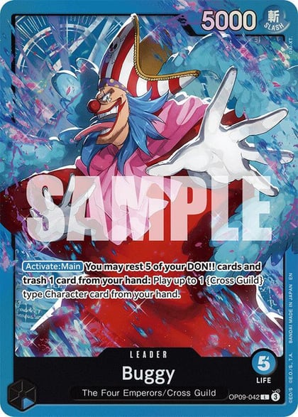Buggy (OP09-042), Starter Deck 25: BLUE Buggy OP09-042