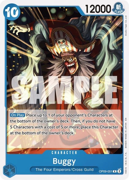 Buggy (Reprint), Starter Deck 25: BLUE Buggy OP09-051