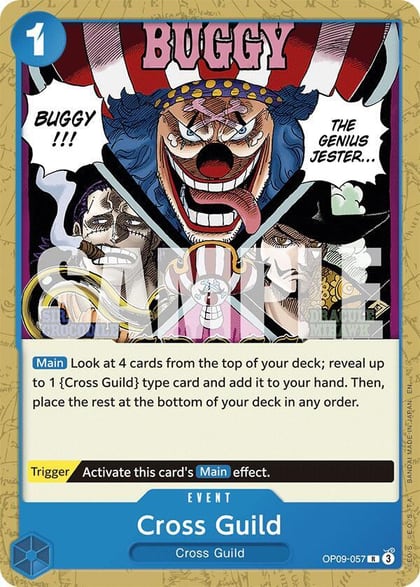 Cross Guild (Reprint), Starter Deck 25: BLUE Buggy OP09-057