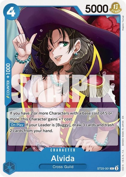 Alvida, Starter Deck 25: BLUE Buggy ST25-001