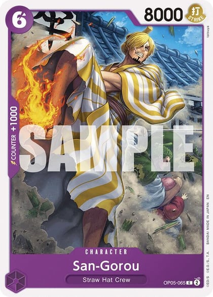 San-Gorou (Reprint), Starter Deck 26: PURPLE/BLACK Monkey.D.Luffy OP05-065
