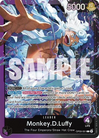 Monkey.D.Luffy (OP09-061), Starter Deck 26: PURPLE/BLACK Monkey.D.Luffy OP09-061