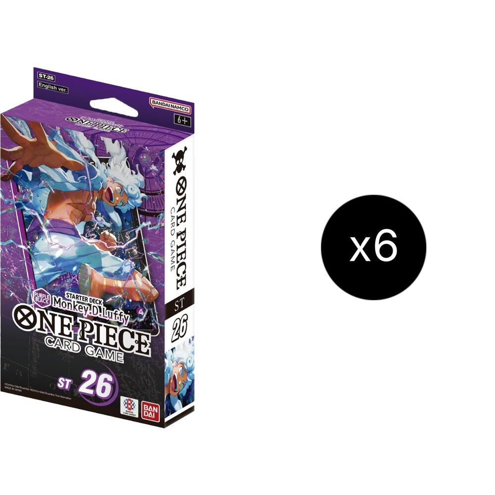 Starter Deck 26: PURPLE/BLACK Monkey.D.Luffy Display, Starter Deck 26: PURPLE/BLACK Monkey.D.Luffy P627676
