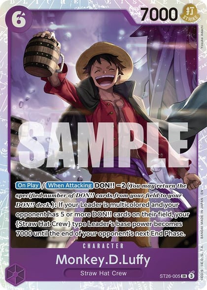 Monkey.D.Luffy (ST26-005), Starter Deck 26: PURPLE/BLACK Monkey.D.Luffy ST26-005