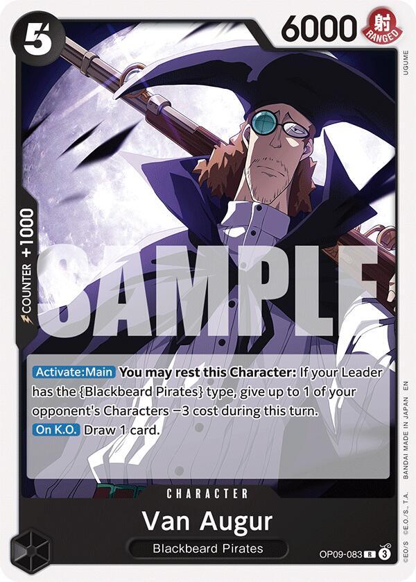 Van Augur (Reprint), Starter Deck 27: BLACK Marshall.D.Teach OP09-083