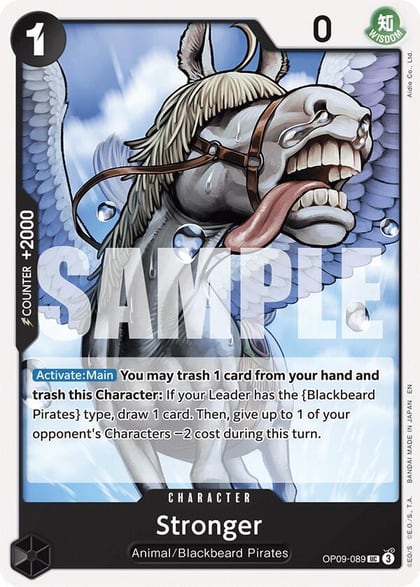 Stronger (Reprint), Starter Deck 27: BLACK Marshall.D.Teach OP09-089