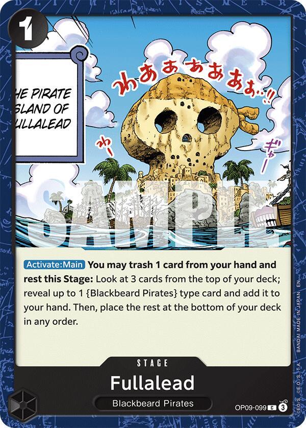 Fullalead (Reprint), Starter Deck 27: BLACK Marshall.D.Teach OP09-099