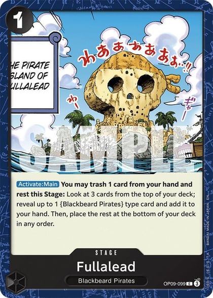 Fullalead (Reprint), Starter Deck 27: BLACK Marshall.D.Teach OP09-099