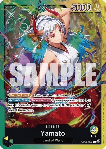 Yamato (OP06-022), Starter Deck 28: GREEN/YELLOW Yamato OP06-022