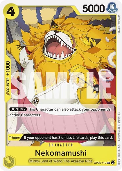 Nekomamushi (Reprint), Starter Deck 28: GREEN/YELLOW Yamato OP06-110