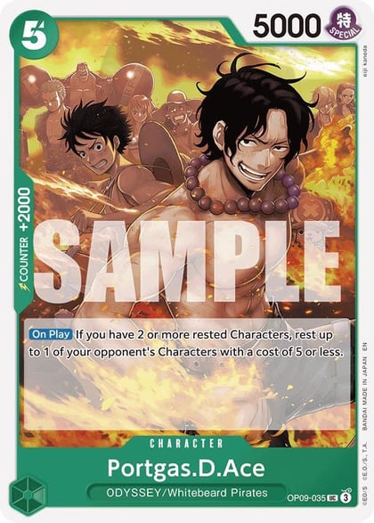 Portgas.D.Ace (Reprint), Starter Deck 28: GREEN/YELLOW Yamato OP09-035