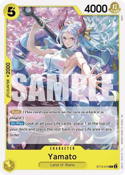 Yamato (Reprint), Starter Deck 28: GREEN/YELLOW Yamato ST13-016