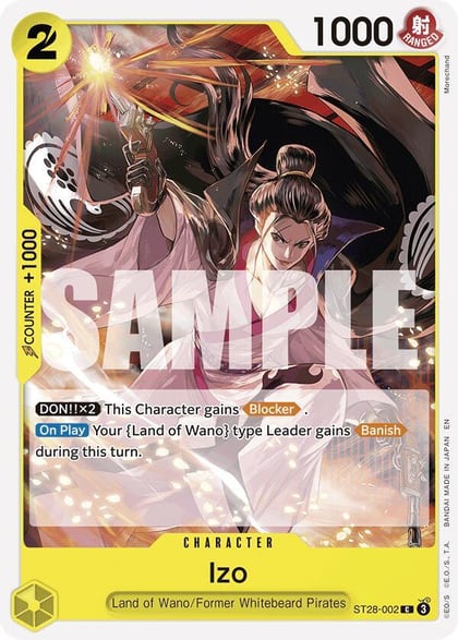 Izo, Starter Deck 28: GREEN/YELLOW Yamato ST28-002