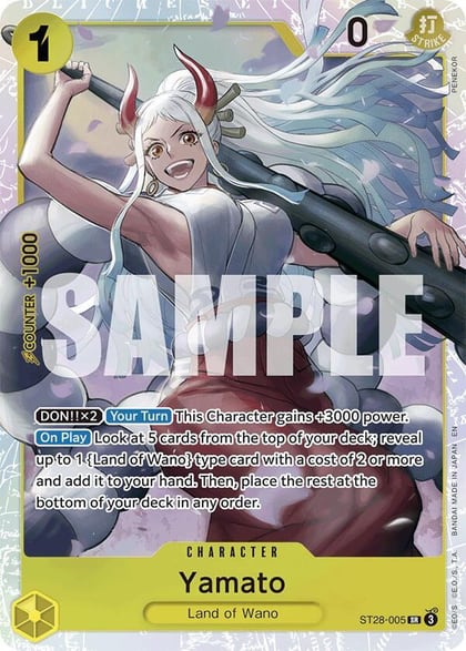 Yamato, Starter Deck 28: GREEN/YELLOW Yamato ST28-005