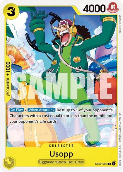 Usopp, Starter Deck 29: Egghead ST29-002