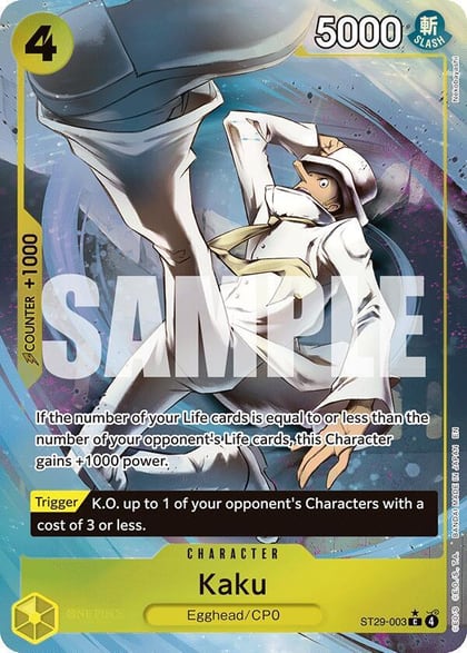 Kaku (Full Art), Starter Deck 29: Egghead ST29-003