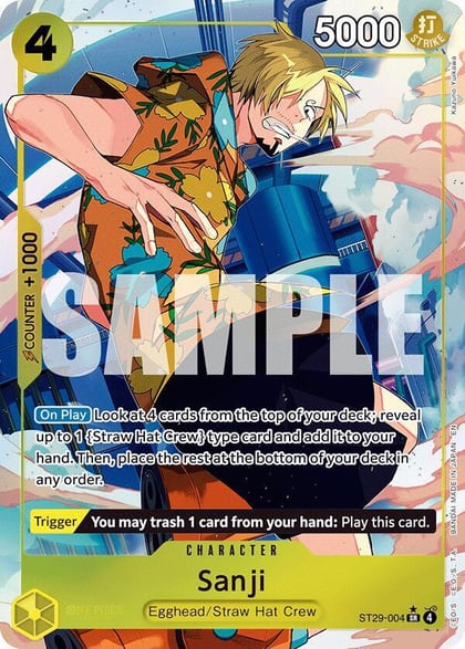 Sanji (Full Art), Starter Deck 29: Egghead ST29-004