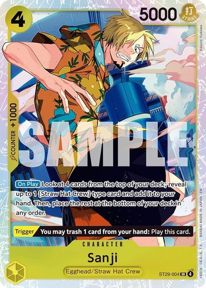 Sanji, Starter Deck 29: Egghead ST29-004