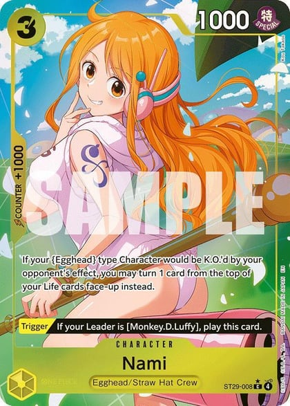 Nami (Full Art), Starter Deck 29: Egghead ST29-008