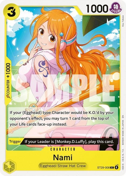 Nami, Starter Deck 29: Egghead ST29-008