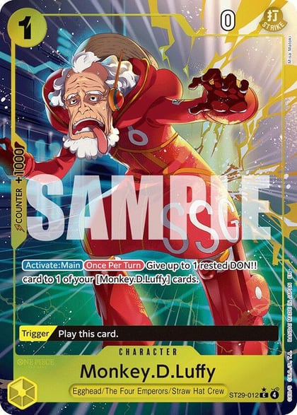 Monkey.D.Luffy (012) (Full Art), Starter Deck 29: Egghead ST29-012