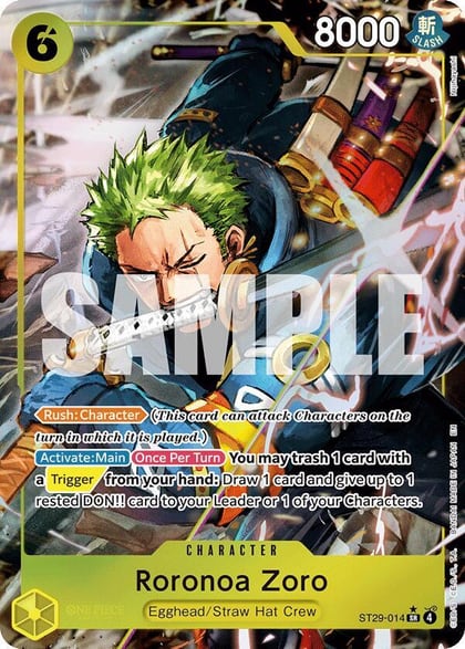 Roronoa Zoro (Full Art), Starter Deck 29: Egghead ST29-014