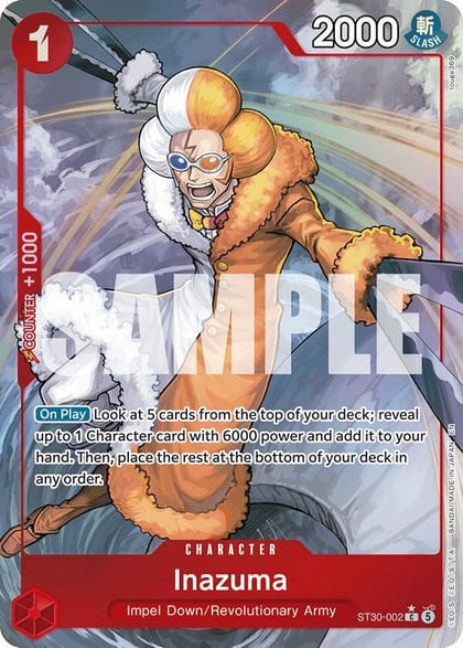 Inazuma (Full Art), Starter Deck EX: Luffy & Ace ST30-002