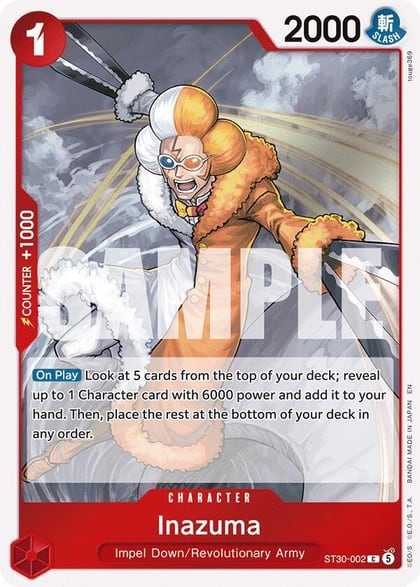 Inazuma, Starter Deck EX: Luffy & Ace ST30-002