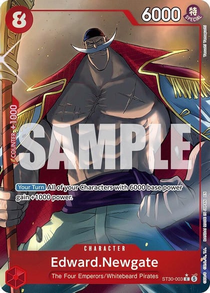 Edward.Newgate (Full Art), Starter Deck EX: Luffy & Ace ST30-003