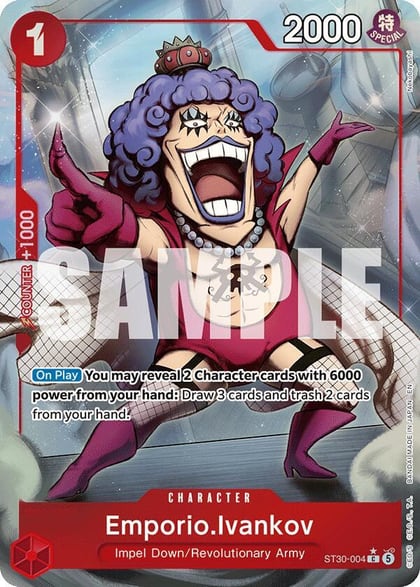 Emporio.Ivankov (Full Art), Starter Deck EX: Luffy & Ace ST30-004