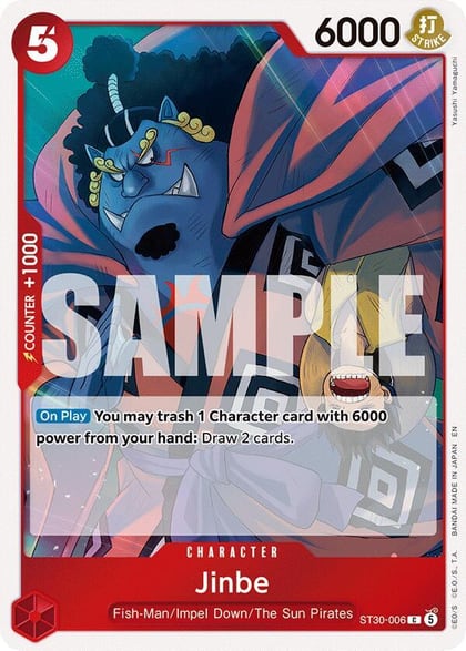 Jinbe, Starter Deck EX: Luffy & Ace ST30-006