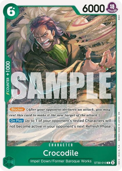 Crocodile, Starter Deck EX: Luffy & Ace ST30-010