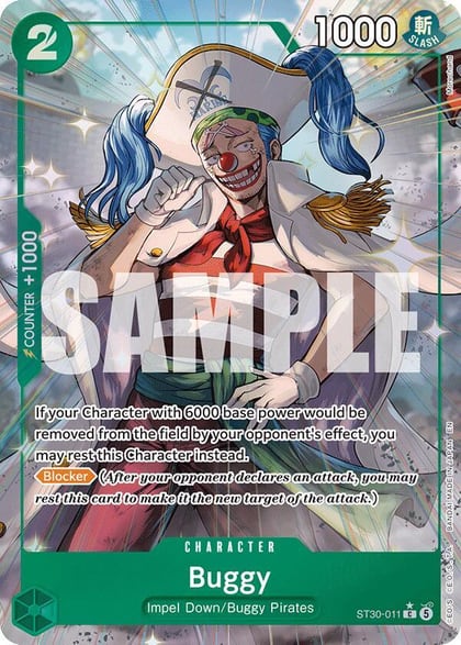 Buggy (Full Art), Starter Deck EX: Luffy & Ace ST30-011