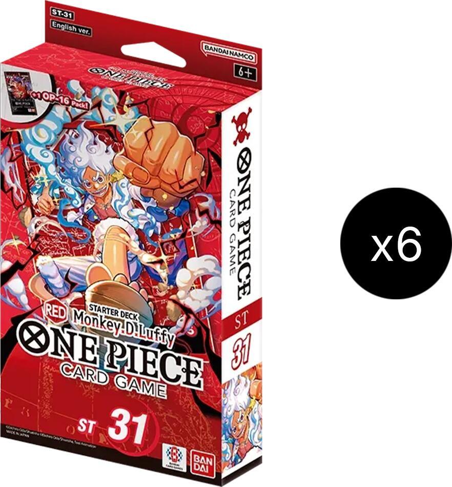 Starter Deck 31: RED Monkey.D.Luffy Display, Starter Deck 31: RED Monkey.D.Luffy P704886