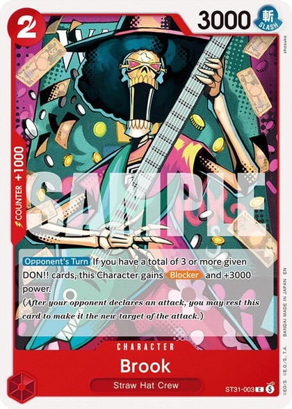 Brook, Starter Deck 31: RED Monkey.D.Luffy ST31-003