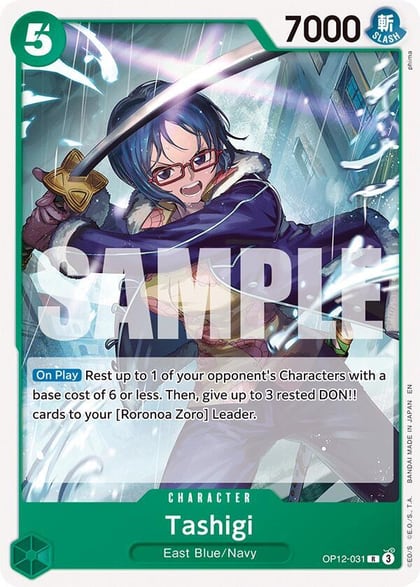 Tashigi, Starter Deck 32: GREEN Roronoa Zoro OP12-031