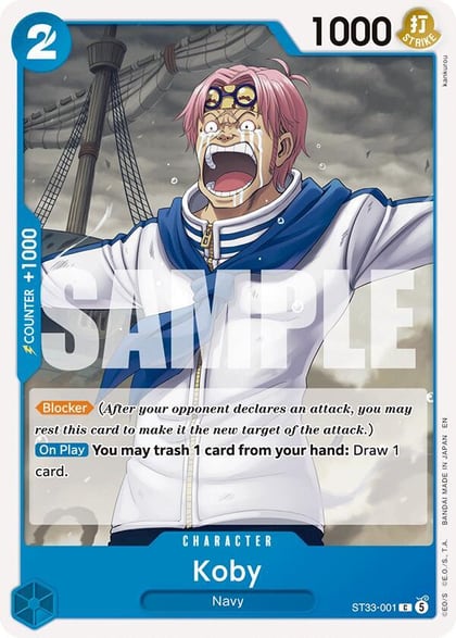 Koby, Starter Deck 33: BLUE Kuzan ST33-001