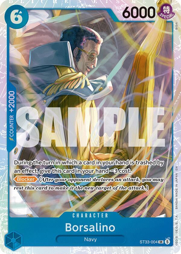 Borsalino, Starter Deck 33: BLUE Kuzan ST33-004