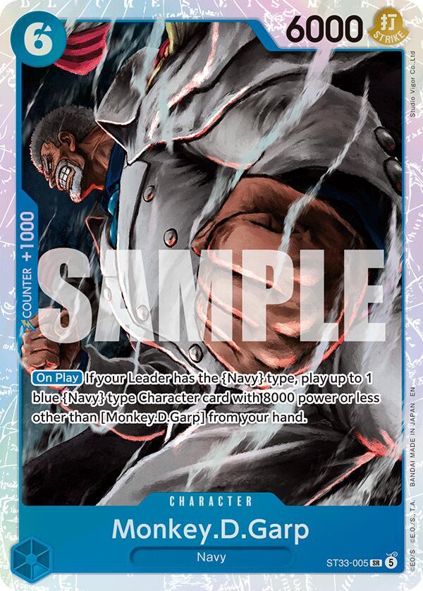 Monkey.D.Garp, Starter Deck 33: BLUE Kuzan ST33-005