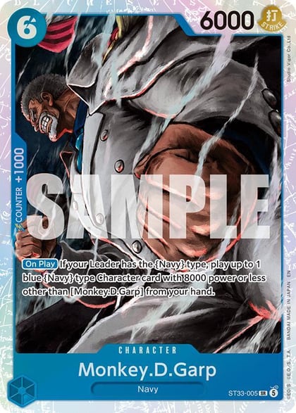 Monkey.D.Garp, Starter Deck 33: BLUE Kuzan ST33-005
