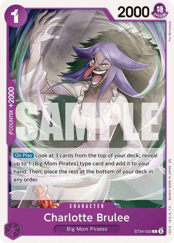 Charlotte Brulee, Starter Deck 34: PURPLE Charlotte Katakuri ST34-003