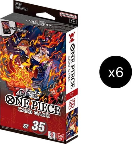 Starter Deck 35: RED/BLACK Sabo Display, Starter Deck 35: RED/BLACK Sabo P704895
