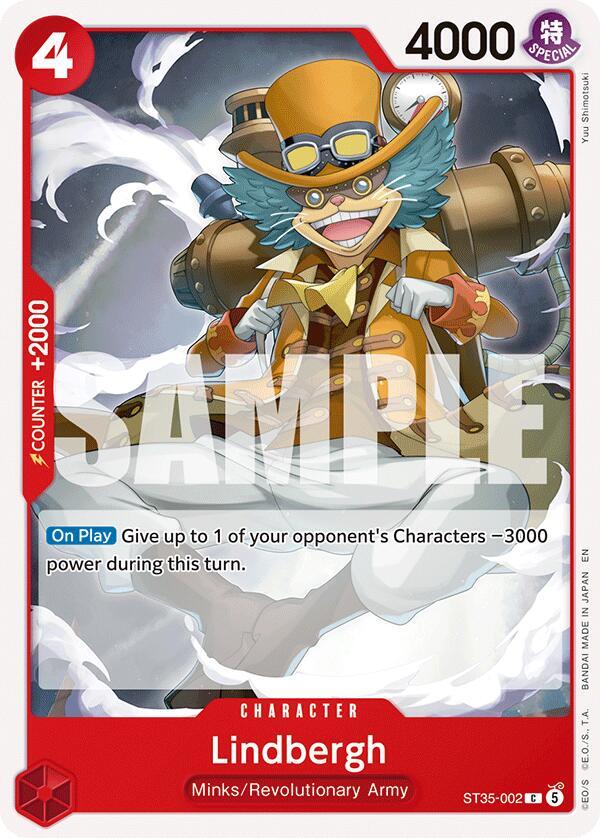 Lindbergh, Starter Deck 35: RED/BLACK Sabo ST35-002