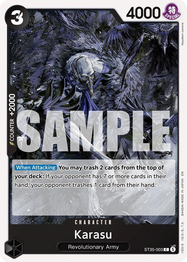 Karasu, Starter Deck 35: RED/BLACK Sabo ST35-003