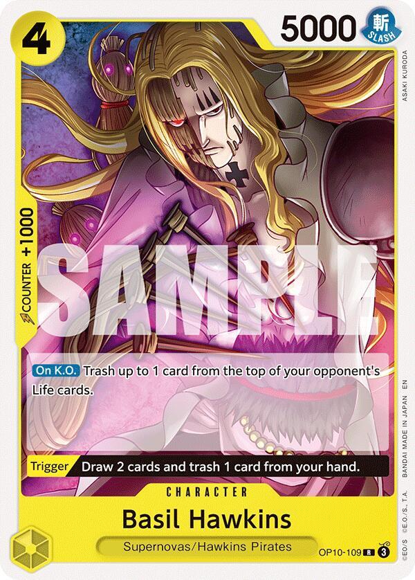 Basil Hawkins, Starter Deck 36: YELLOW Eustass"Captain"Kid OP10-109