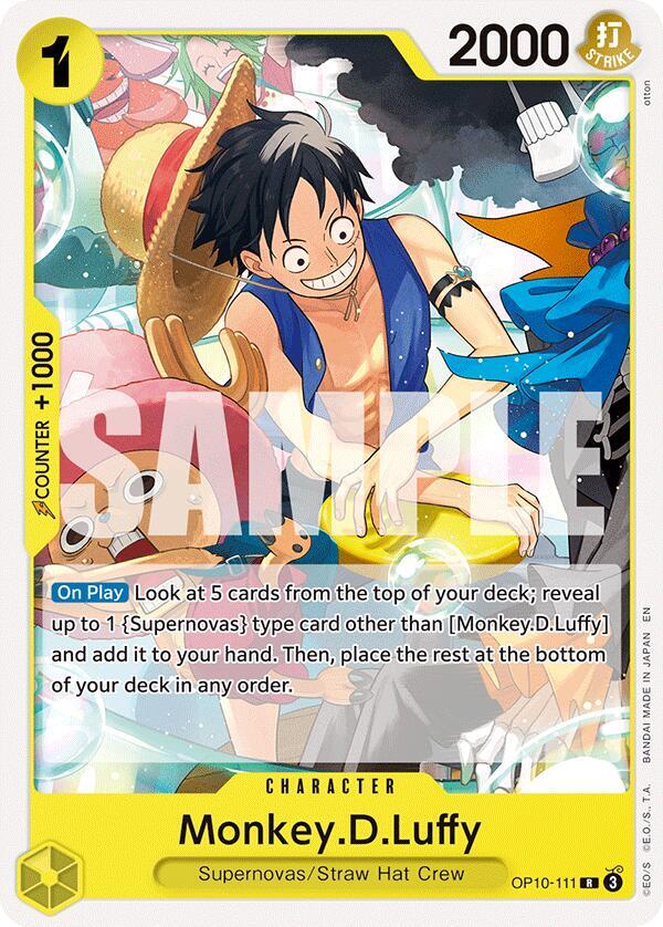 Monkey.D.Luffy, Starter Deck 36: YELLOW Eustass"Captain"Kid OP10-111