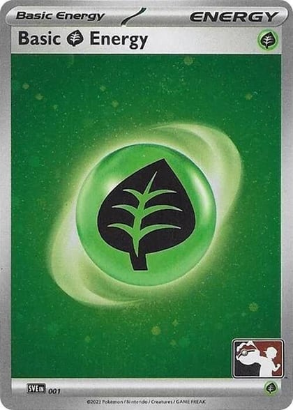 Basic Grass Energy - 001 (Cosmos Holo), Prize Pack Series Cards 001