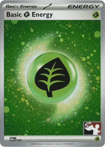 Basic Grass Energy - MEE 001 (Cosmos Holo), Prize Pack Series Cards 001
