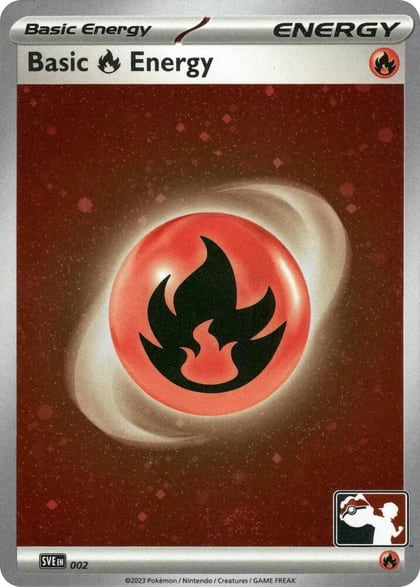 Basic Fire Energy - 002 (Cosmos Holo), Prize Pack Series Cards 002